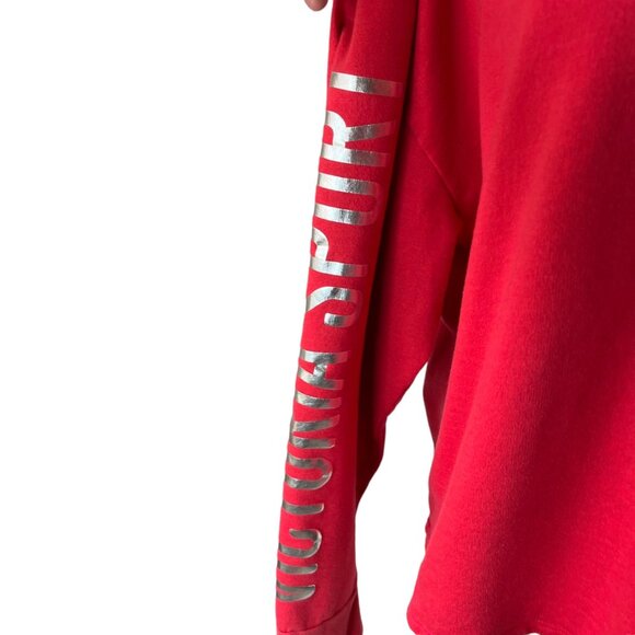 Victoria Sport Pull Over Sweatshirt Womens XL Red Activewear Workout - Picture 5 of 8